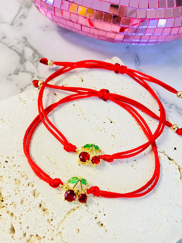 CHERRY 🍒 PAVE BRACELET