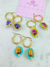 Load image into Gallery viewer, JUNNO EARRINGS HOOPS