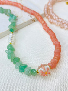 PINK GARDEN NECKLACE